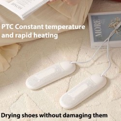Portable Shoe Dryer with 3 Timer Modes