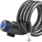 Thick Security Steel Construction Cable Bike Lock with 2 Keys