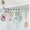 Under The Cabinet Mug Holder Rack White